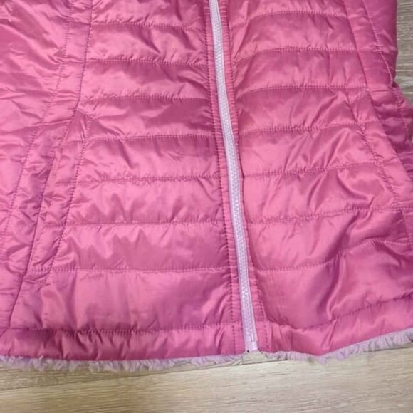 Girls the North Face Reversible Fleece Style Outwear Jacket Girls large 14/16 - Picture 2 of 7